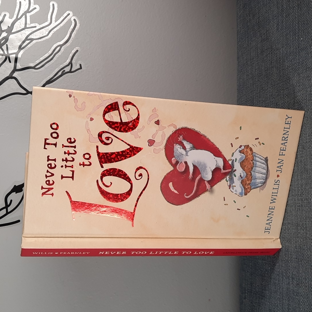 Children's Book Reading Story Time Hardcover Never Too Little To Love Mouse NEW